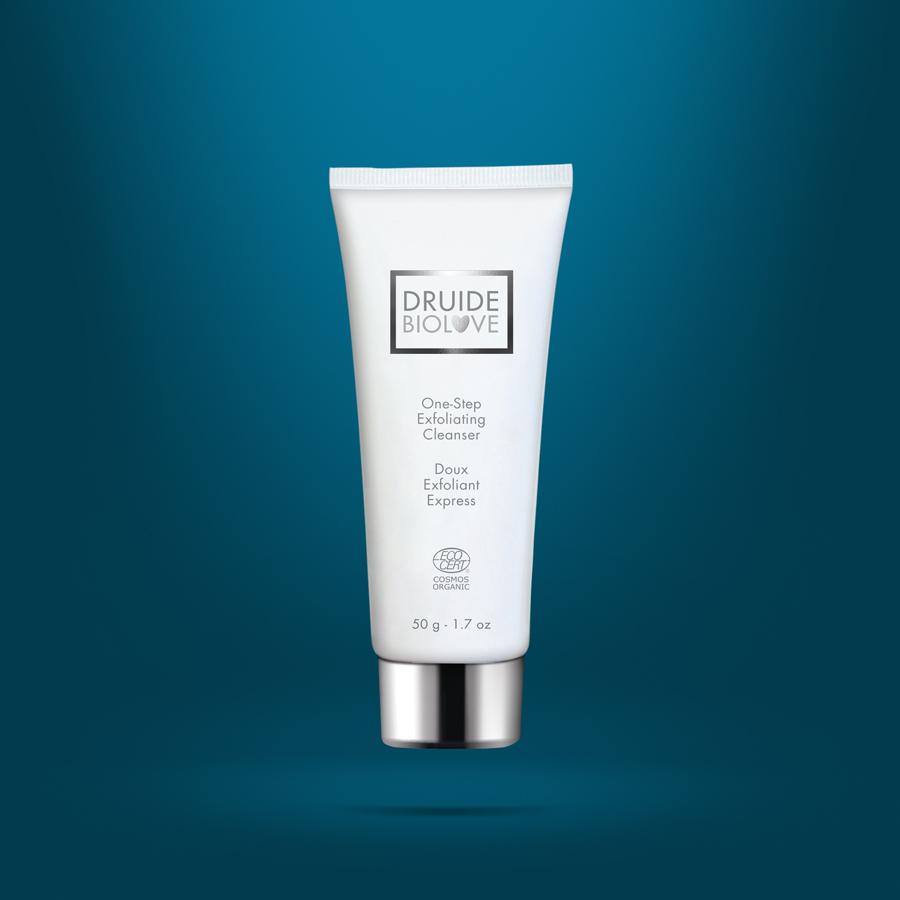 One-step exfoliating cleanser