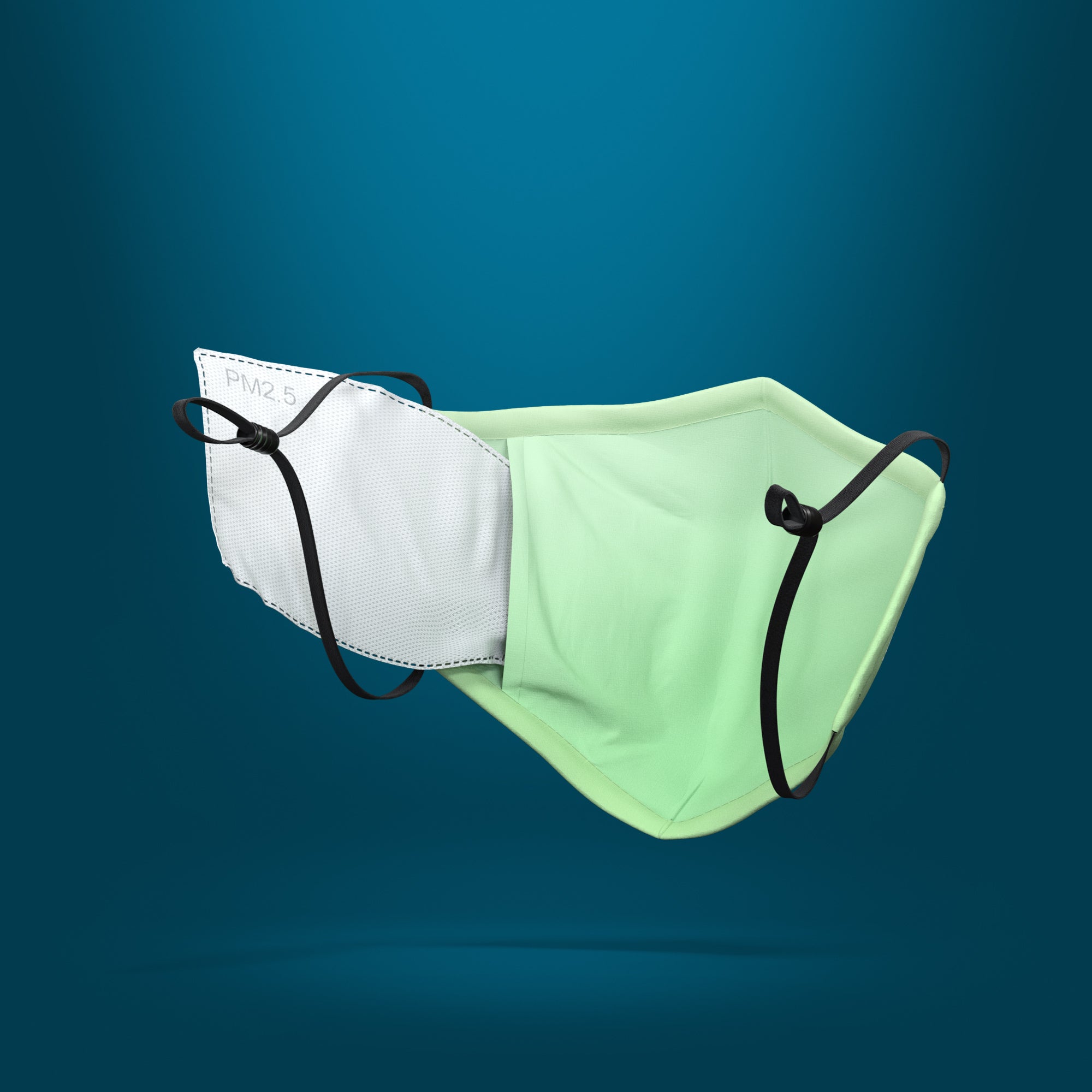 Premium Face Mask Reusable 100% Cotton - Aloe Green by 1ForAll – 1 FOR ...